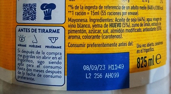 Fecha de consumo preferente