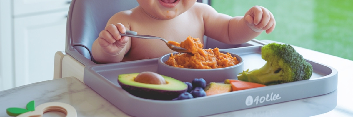 Alimentación complementaria en bebés.